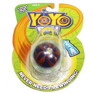 YOYO Ball Big Time Toys Never Needs Rewinding 2019 62643 Blue/Orange Flames